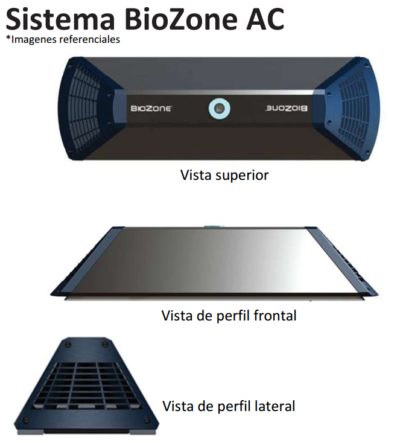 BIOZONE AC AIRCARE Desinfección de Aire y Superficies
