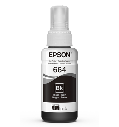 Botella de Tinta Negra Epson 664