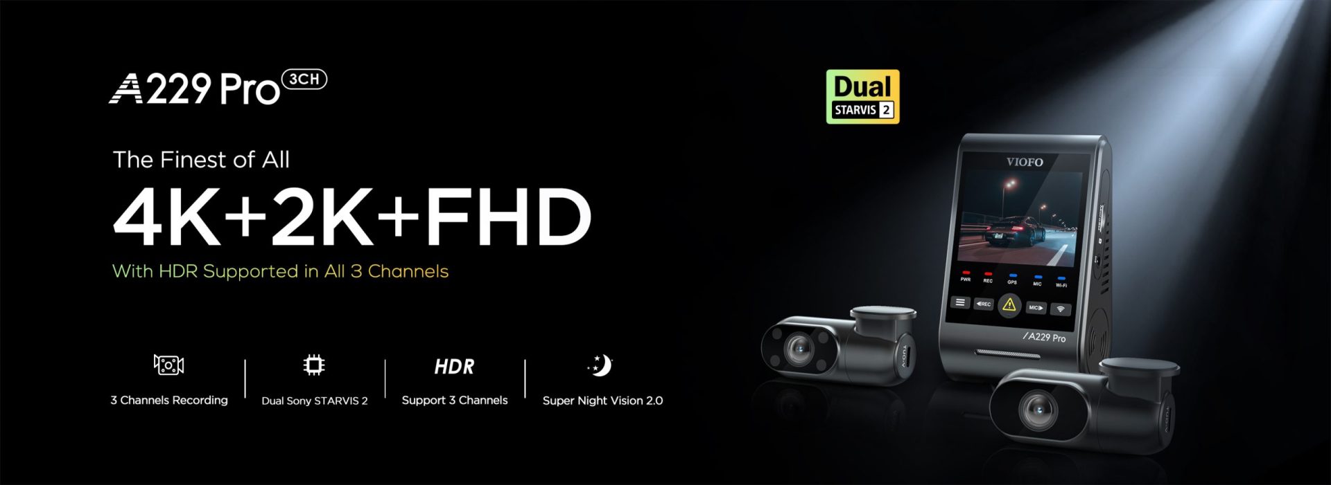 Dashcam Viofo A229 Pro