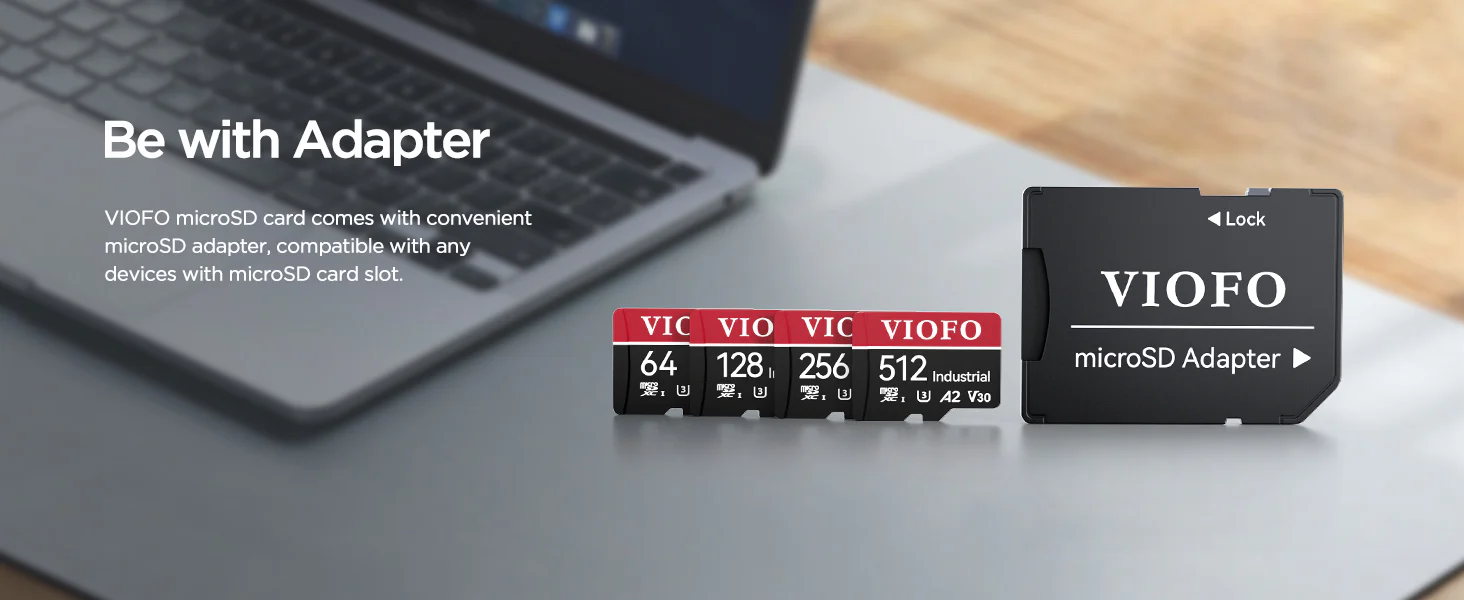 Tarjetas microSD Viofo con adaptador
