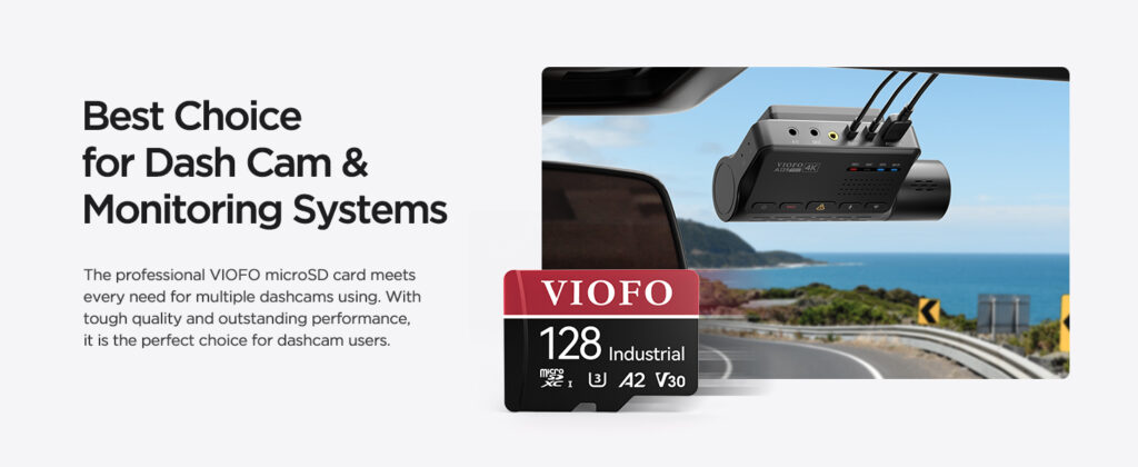 Micro SD 128GB Viofo para dashcams y sistemas de monitoreo