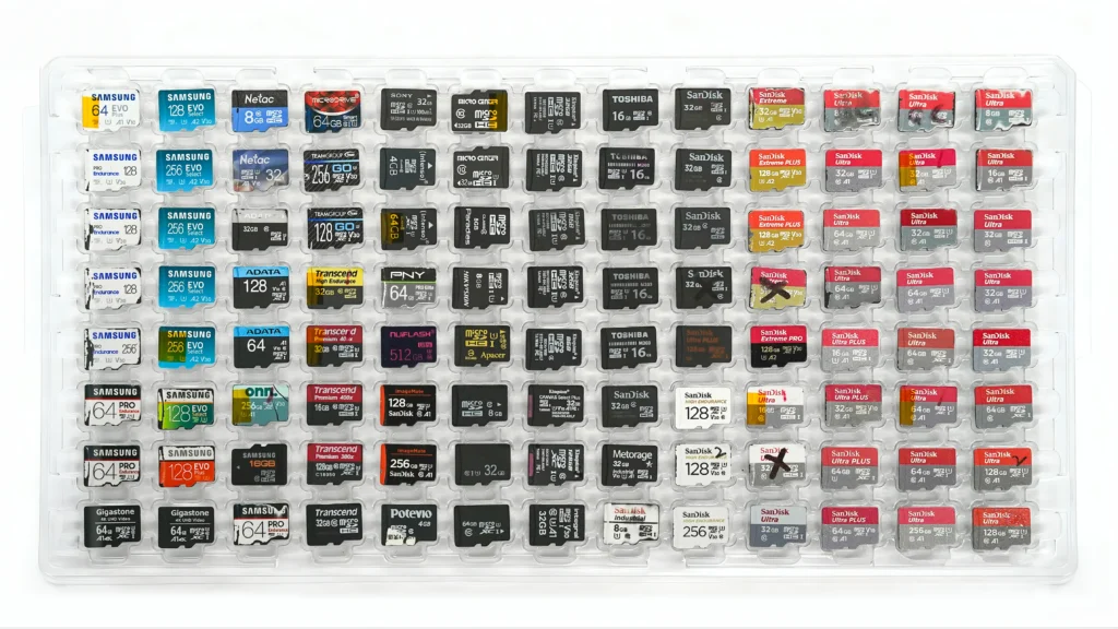 Tarjetas microSD problemáticas devueltas por usuarios de dashcams VIOFO