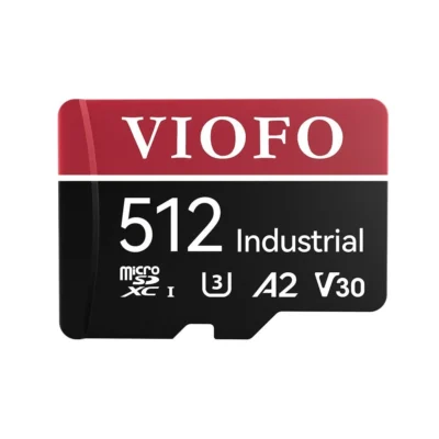 Tarjeta microSD VIOFO 512GB U3 A2 V30 de grado industrial para grabación 4K