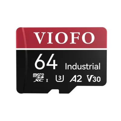 Tarjeta microSD VIOFO 64GB U3 A2 V30 de grado industrial para grabación 4K